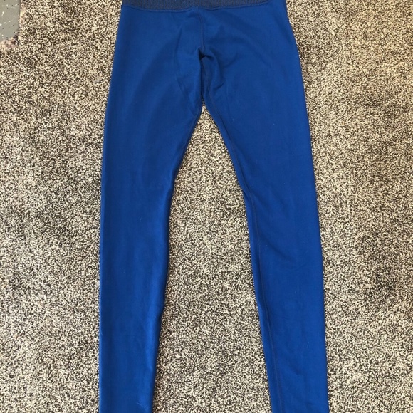 Lululemon Women's Wunder Under High Rise Blue Slope Stripe Legging - Picture 4 of 7